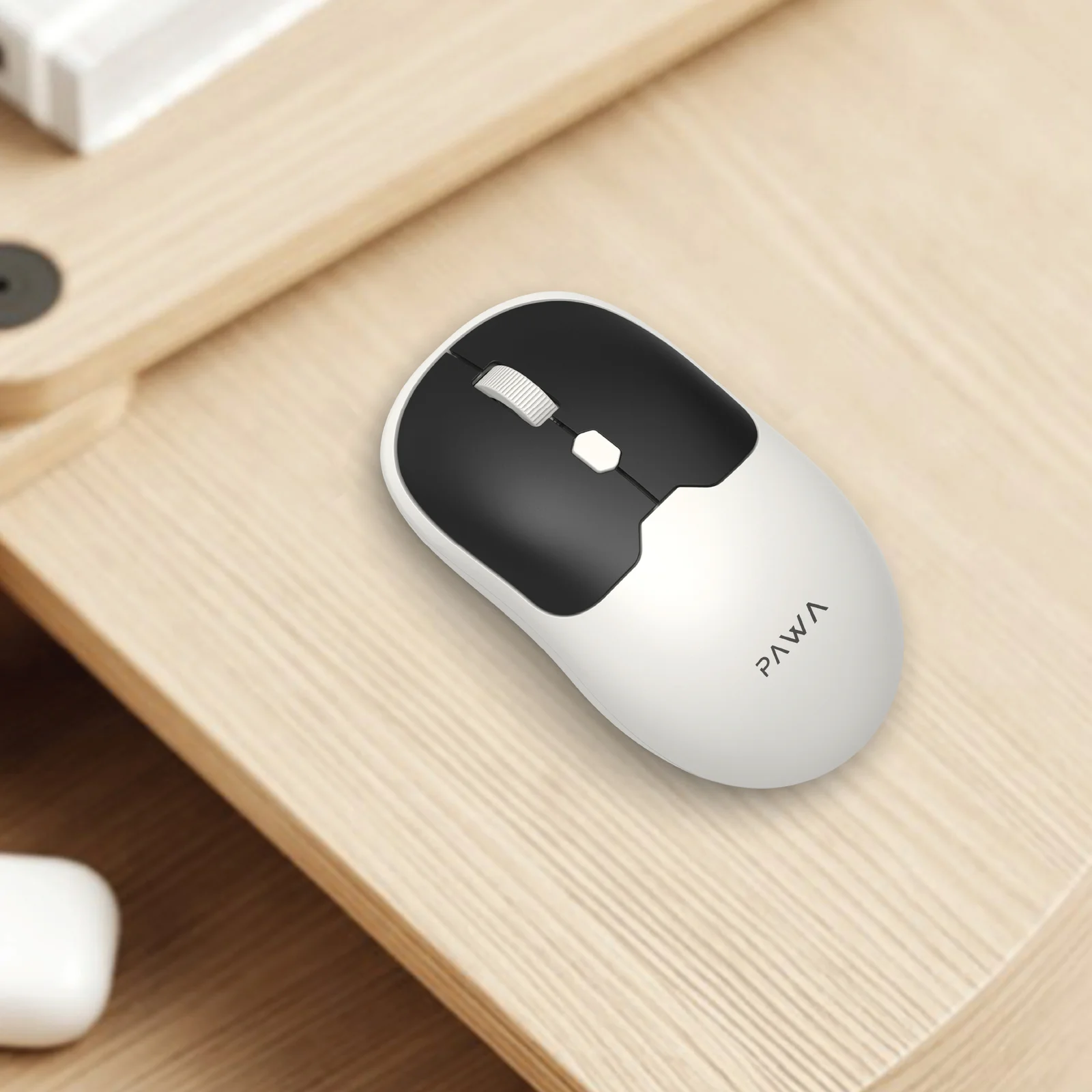 PAWA DUAL MODE WIRELESS MOUSE WITH 1600 DPI WHITE BLACK PW-CABTMK16-GYBK thumbnail 9