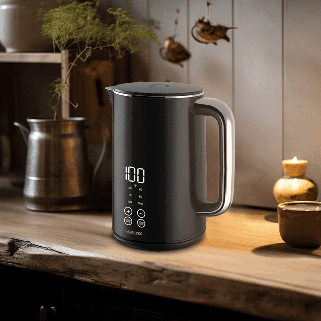 LEPRESSO SMART ELECTRIC KETTLE 1.7 L WITH TOUCH PANEL BLACK LPTPSKBK thumbnail 7