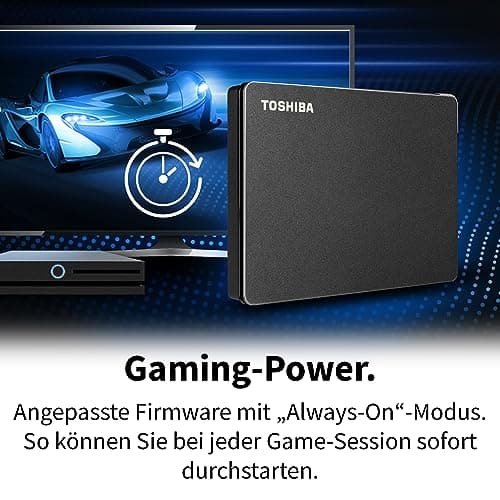 TOSHIBA CANVIO 2.5 INCH 2TB EXTERNAL HARD DRIVE BLACK HDTX120EK3AA thumbnail 6