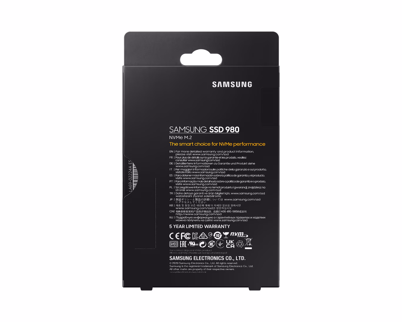 SAMSUNG SSD 980 EVO NVME M.2-250GB thumbnail 8