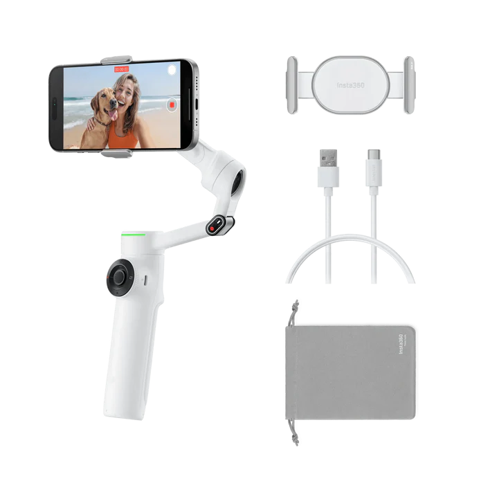 INSTA360 FLOW 2 PRO SMARTPHONE GIMBAL STABILIZER WHITE CINSABQB thumbnail 15