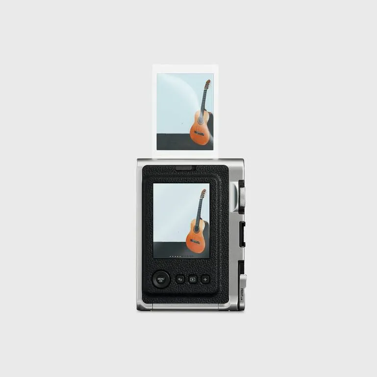 Fujifilm Instax Mini Evo Hybrid Instant Camera - Black, Retro Design, Instant Prints thumbnail 5
