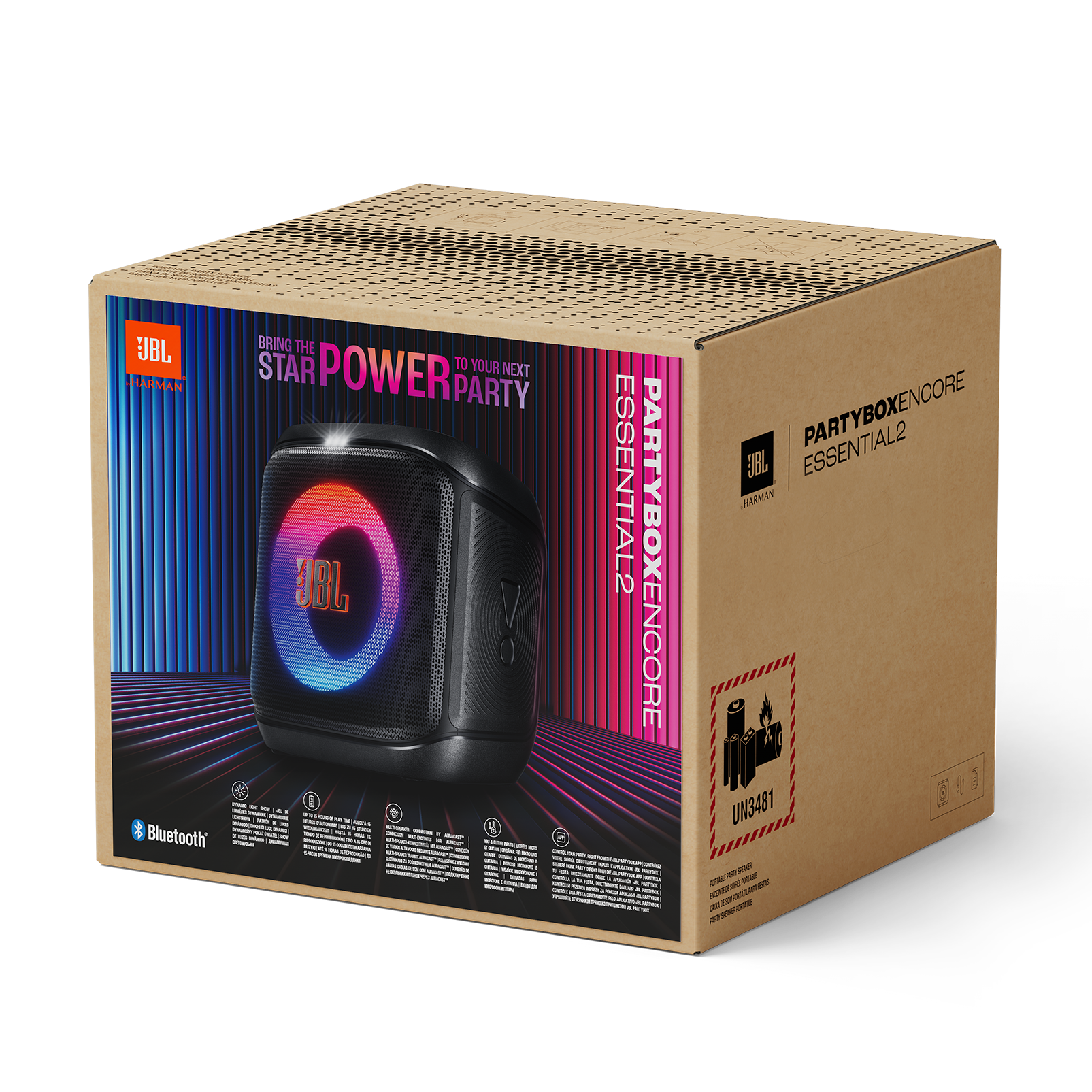 JBL PARTYBOX ENCORE ESSENTIAL 2 BLUETOOTH SPEAKER BLACK thumbnail 15