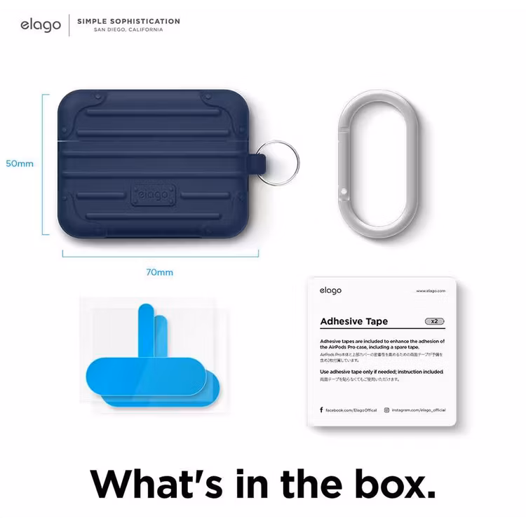 ELAGO AIRPODS PRO SUIT CASE BLUE EAPPSUIT-JIN thumbnail 12