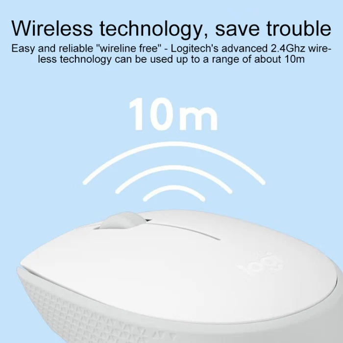 LOGITECH M172 RELIABLE WIRELESS MOUSE PINK 910-006874 thumbnail 10