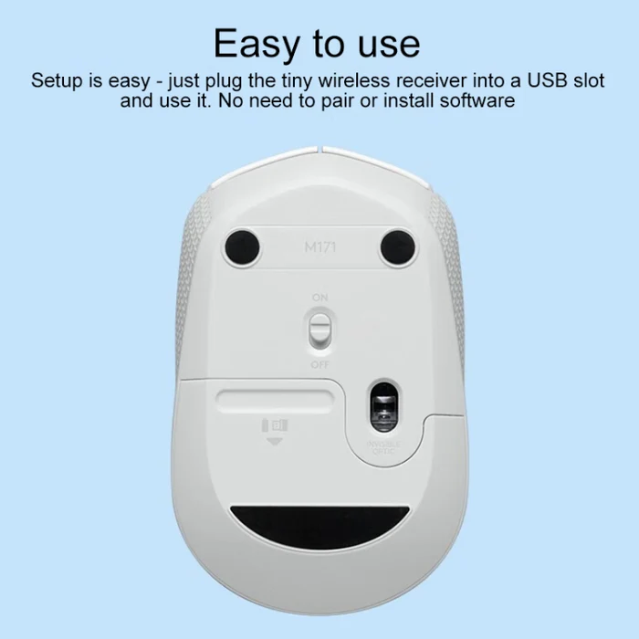 LOGITECH M172 RELIABLE WIRELESS MOUSE PINK 910-006874 thumbnail 7