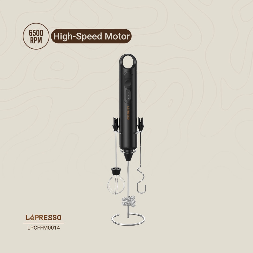 LEPRESSO FORTHMATE 3 IN 1 MILK FORTHER WITH INTERCHANGEABLE WHISKS LPO14 BLACK LPCFFM0014 thumbnail 19