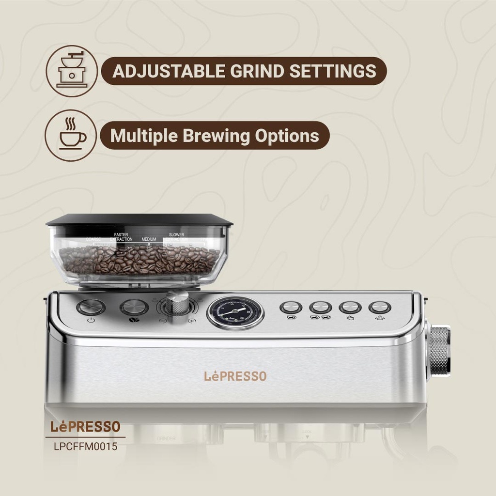 LEPRESSO ADVANCED ESPRESSO MACHINE LP015-LPCFFM0015 thumbnail 16