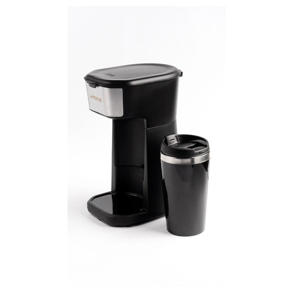 LEPRESSO INSTANT COFFEE BREWER WITH TRAVEL MUG 400ML BLACK LPCMTMBK thumbnail 5