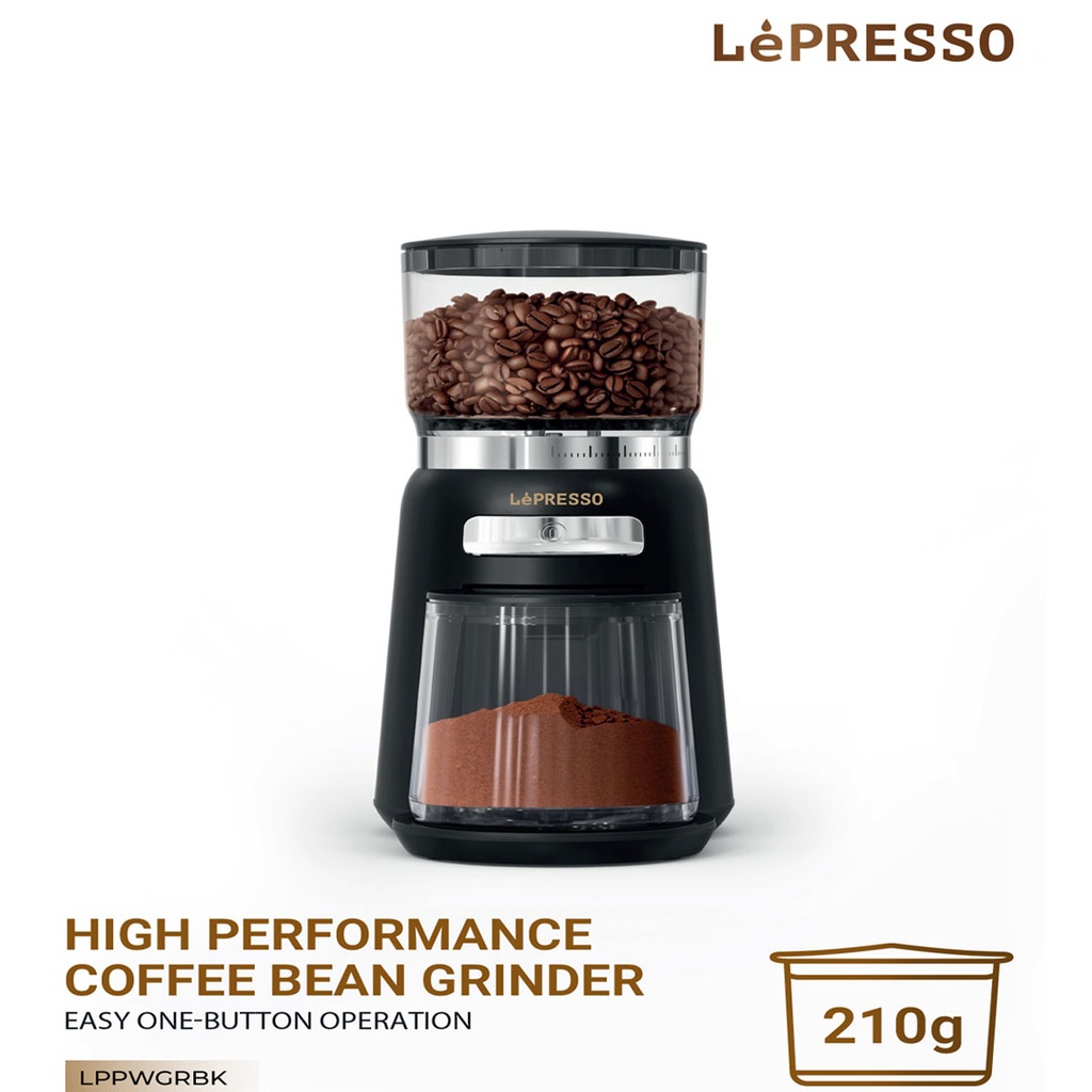 LEPRESSO 120W HIGH PREFORMANCE COFFEE BEAN GRINDER thumbnail 5
