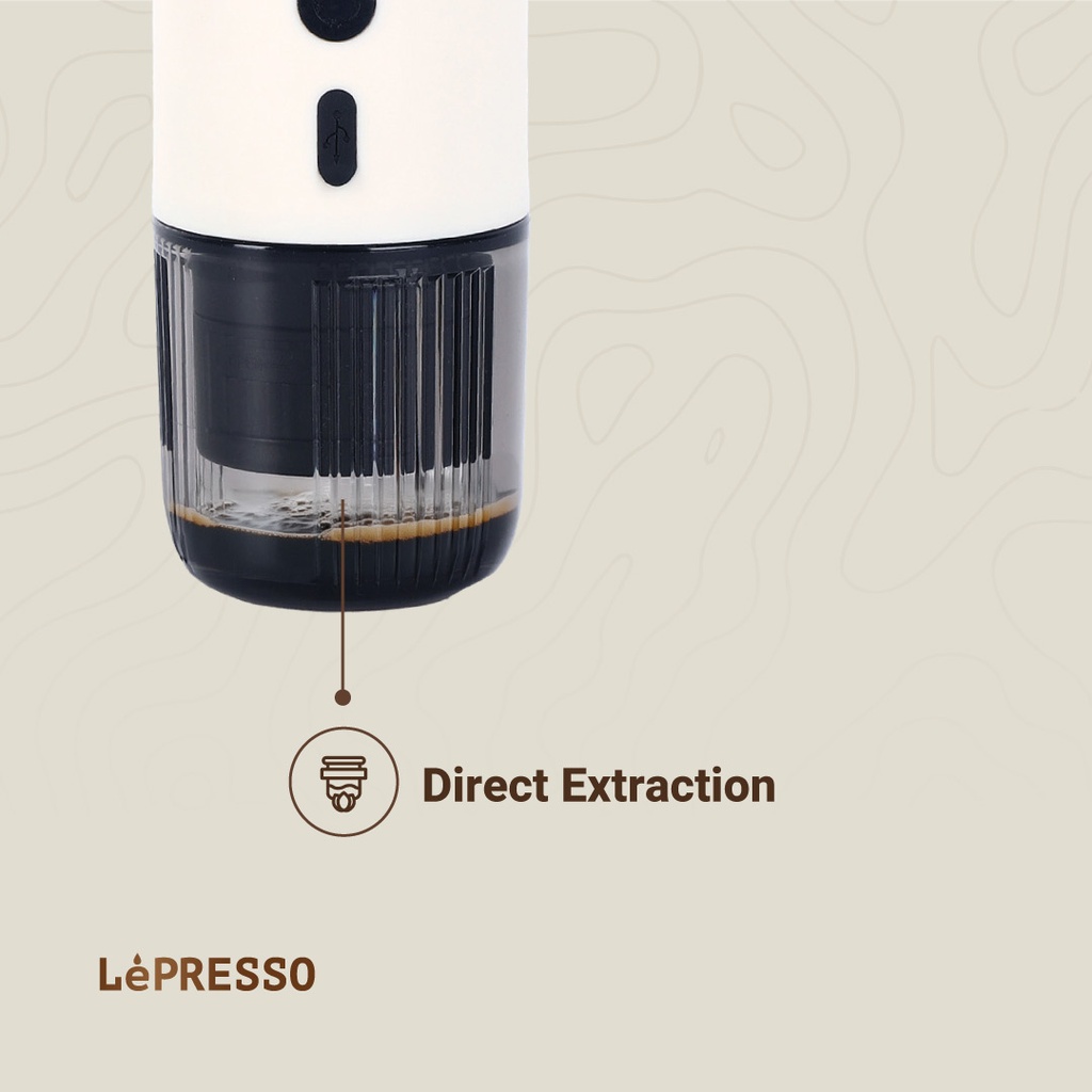 LEPRESSO PORTABLE ESPRESSO HEATING TEMPERATURE GAUGE LP001 WHITE LPCFFM001-WH thumbnail 11