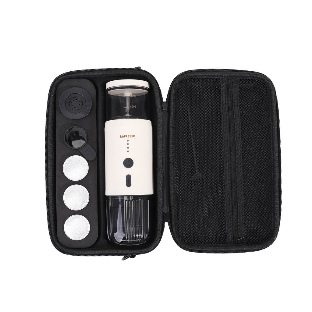 LEPRESSO PORTABLE ESPRESSO HEATING TEMPERATURE GAUGE LP001 WHITE LPCFFM001-WH thumbnail 7