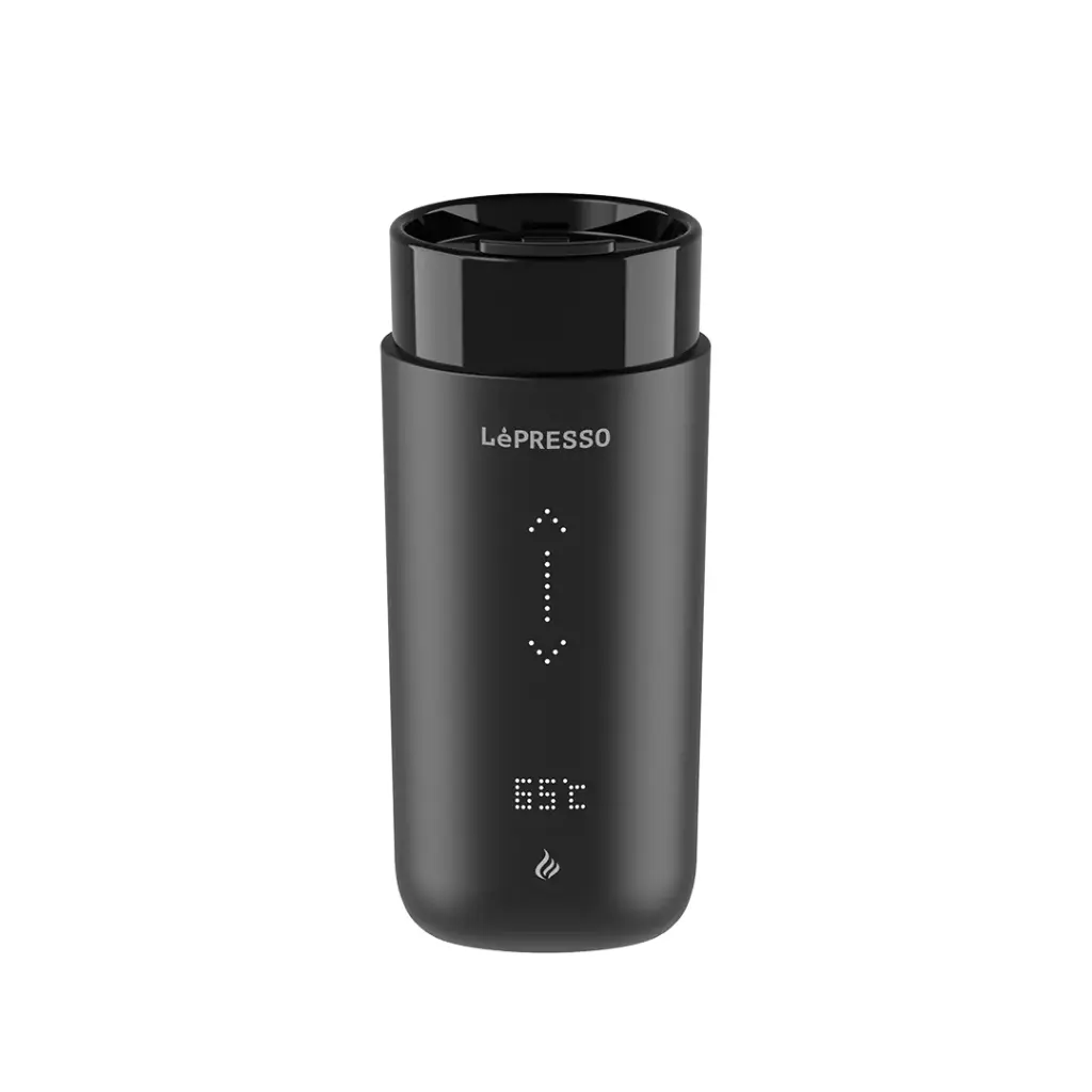 LEPRESSO SMART TRAVEL HEATING MUG WITH WIRELESS CHARGING BLACK LPCFFM0035 thumbnail 6