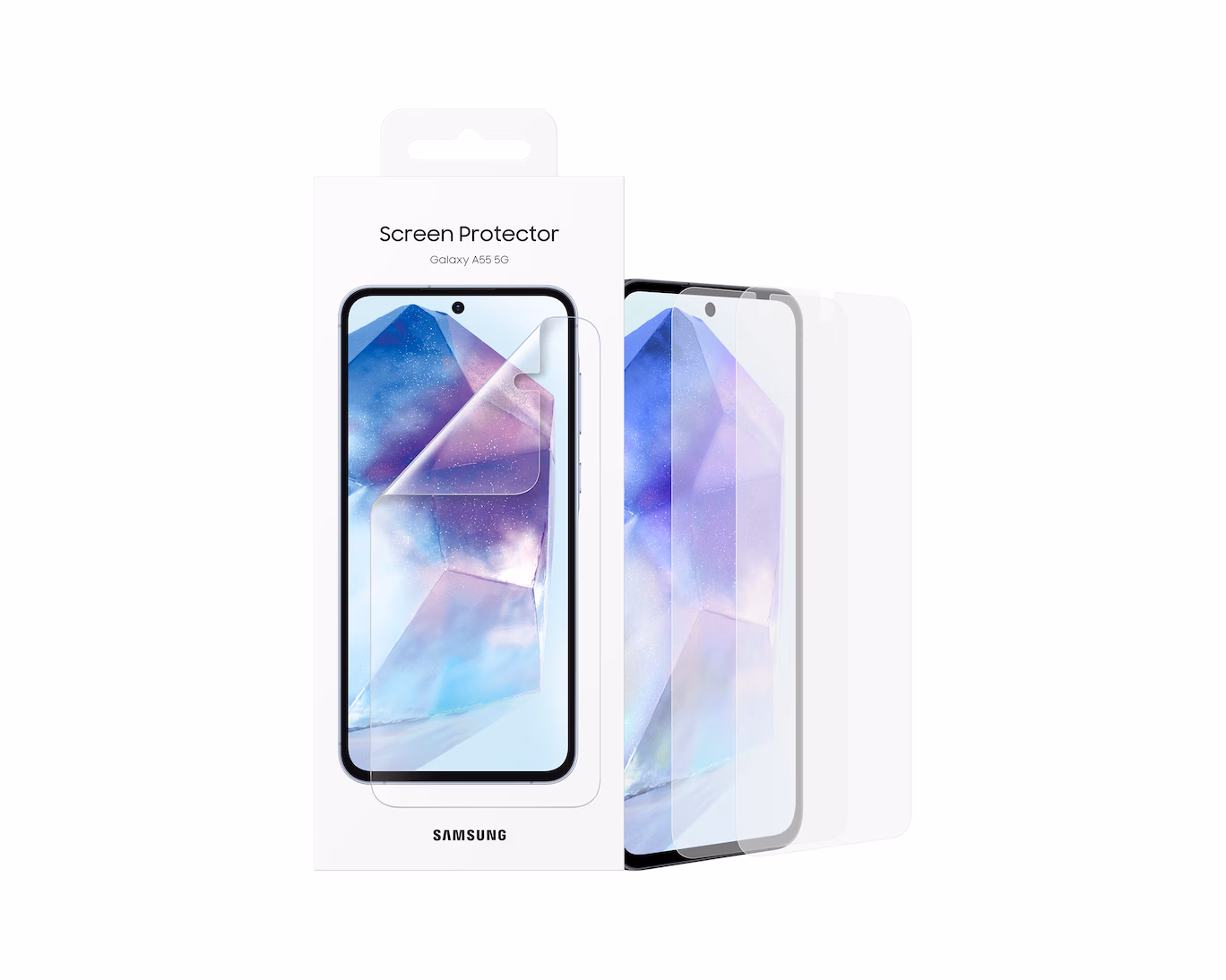 SAMSUNG A55 GLASS SCREEN PROTECTOR CLEAR thumbnail 5