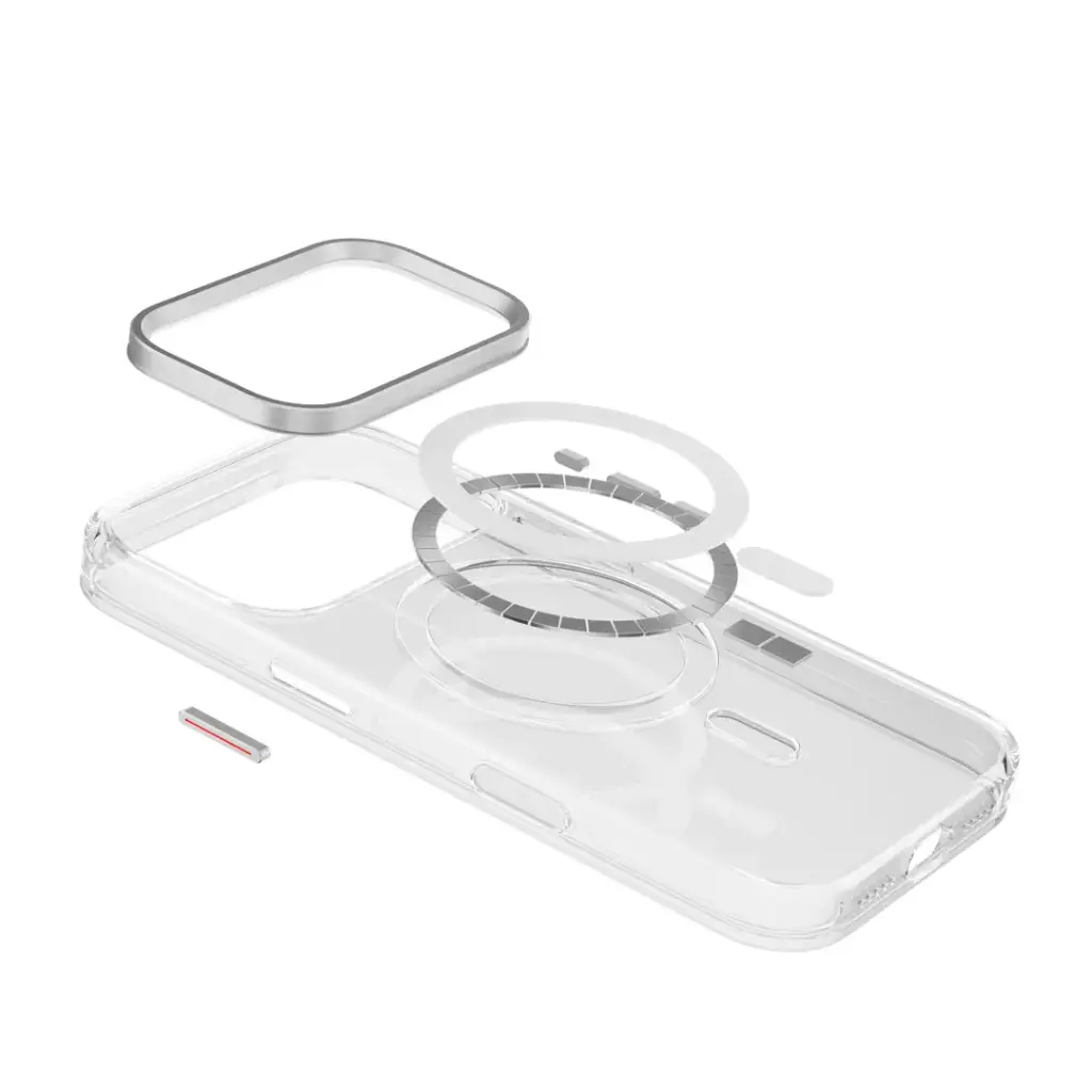 LEVELO CLARA MAGSAFE TPU+PC CASE IPHONE 17 PRO TRANSPARENT LVLCLRMC17PTR thumbnail 6