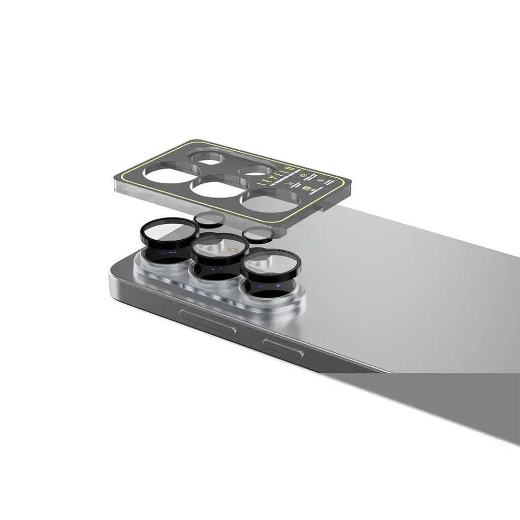 LEVELO SAMSUNG GALAXY S26 ULTRA LUCENT QUINT CAMERA LENS PROTECTOR BLACK LVLLCQUNTLS26UBK thumbnail 4