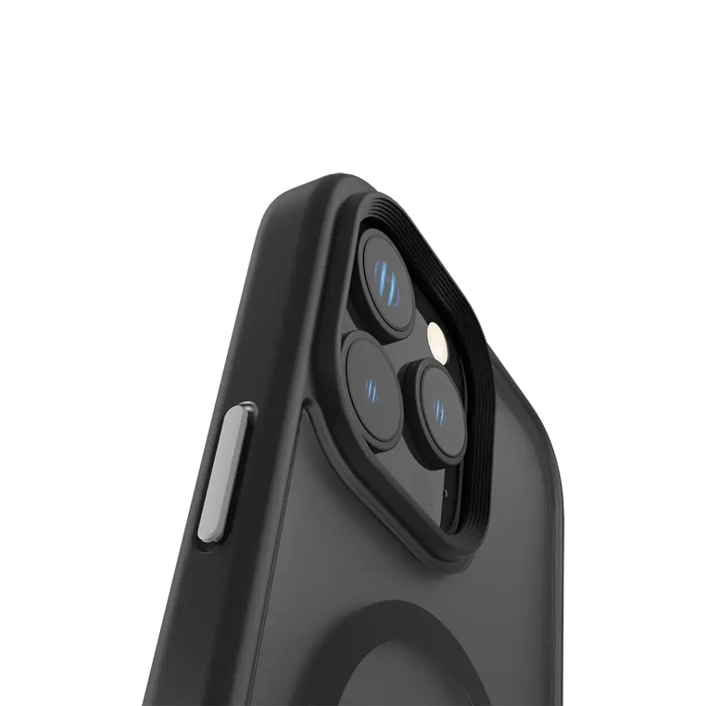 LEVELO IPHONE 16 PRO MATTEO CASE WITH BOTTOM STAND GRIP LVLMCBSG16PBK thumbnail 8