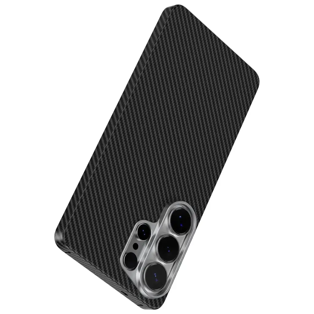 LEVELO SAMSUNG GALAXY S26 ULTRA SERGEI 1500D ARAMID FIBER CASE BLACK LVLSERGS26UBK thumbnail 5