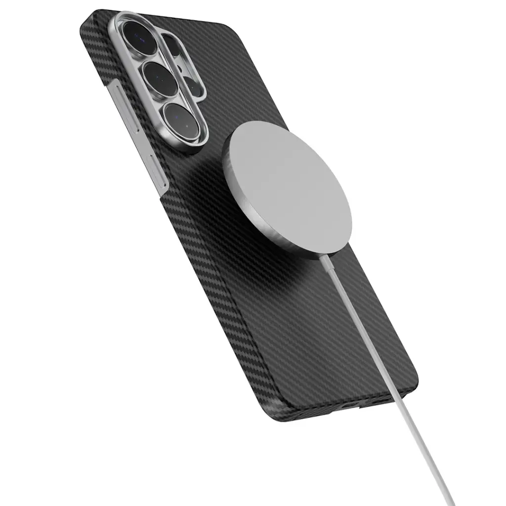 LEVELO SAMSUNG GALAXY S26 ULTRA SERGEI 1500D ARAMID FIBER CASE BLACK LVLSERGS26UBK thumbnail 6