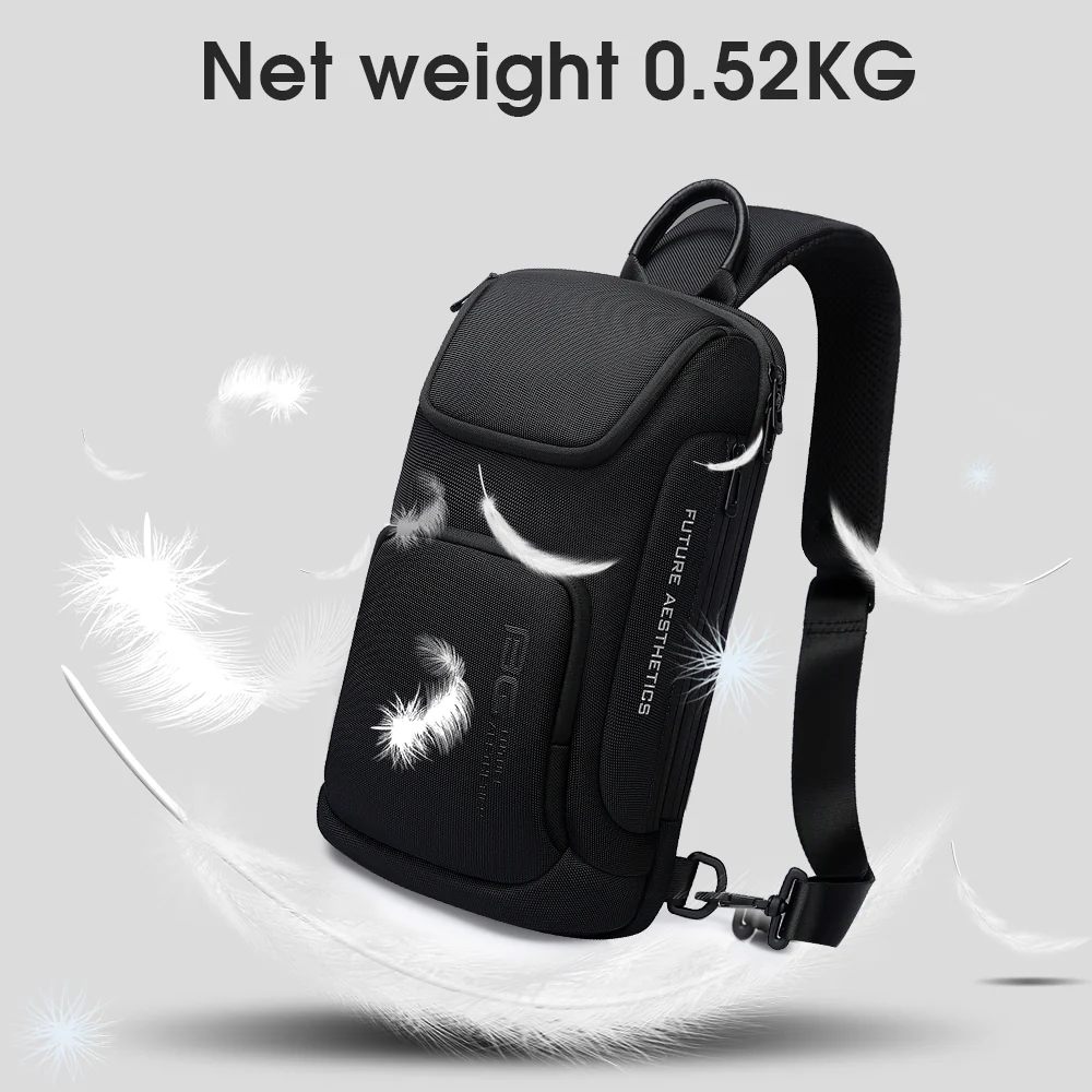BANGE MESSENGER BAG GRAY BG-3097 thumbnail 9