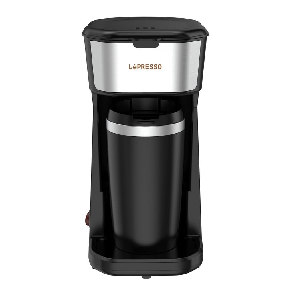 LEPRESSO INSTANT COFFEE BREWER WITH TRAVEL MUG 400ML BLACK LPCMTMBK thumbnail 4