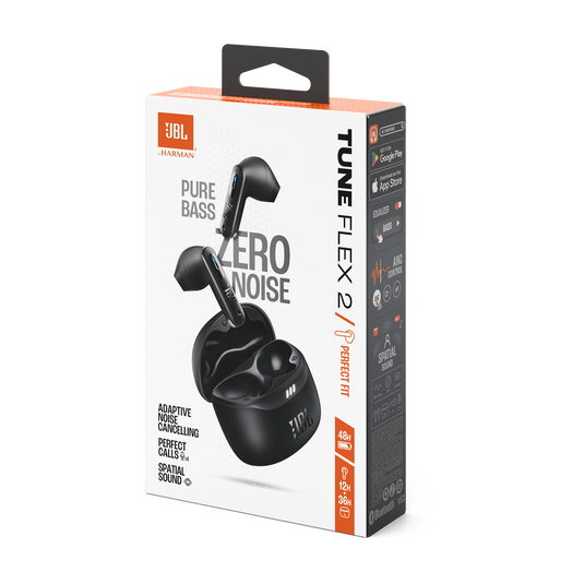 JBL TUNE FLEX 2 TRUE WIRELESS NOISE CANCELLING EARBUDS BLACK thumbnail 12