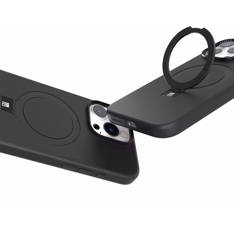 LEVELO IPHONE 16 PRO IRIS PRO MAGSAFE LIQUID SILICONE CASE BLACK LVLIPSC16PBK thumbnail 15