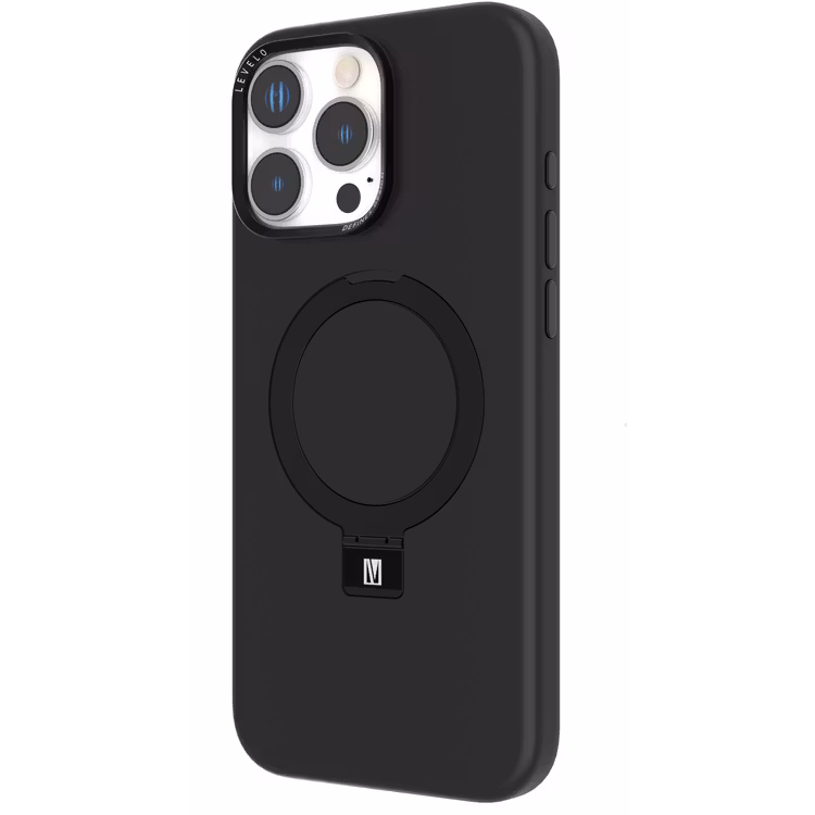 LEVELO IPHONE 16 PRO IRIS PRO MAGSAFE LIQUID SILICONE CASE BLACK LVLIPSC16PBK thumbnail 16