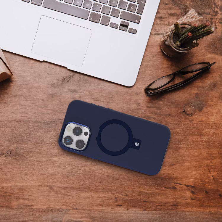 LEVELO IPHONE 16 PRO IRIS PRO MAGSAFE LIQUID SILICONE CASE BLUE LVLIPSC16PBL thumbnail 30