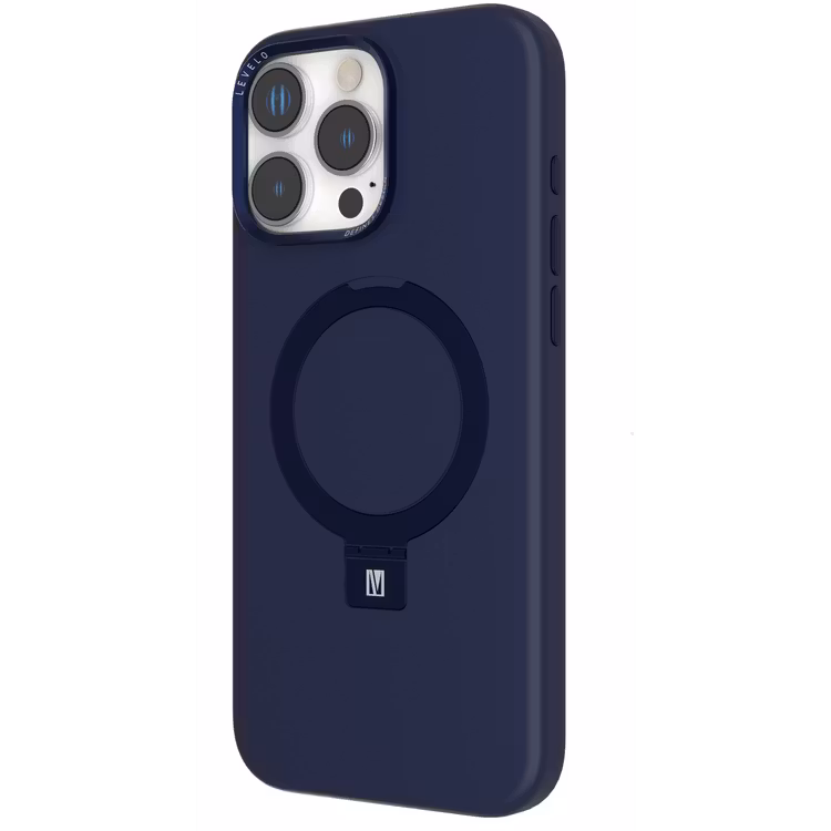 LEVELO IPHONE 16 PRO IRIS PRO MAGSAFE LIQUID SILICONE CASE BLUE LVLIPSC16PBL thumbnail 9