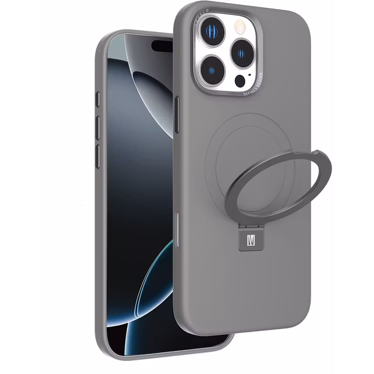 LEVELO IPHONE 16 PRO MAX IRIS PRO MAGSAFE LIQUID SILICONE CASE GRAY LVLIPSC16PMGY thumbnail 19