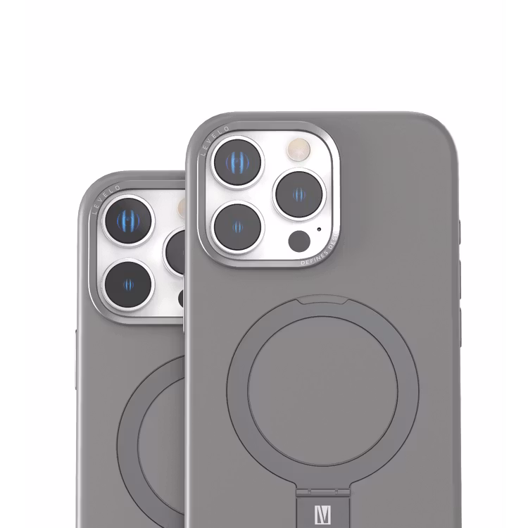 LEVELO IPHONE 16 PRO MAX IRIS PRO MAGSAFE LIQUID SILICONE CASE GRAY LVLIPSC16PMGY thumbnail 16