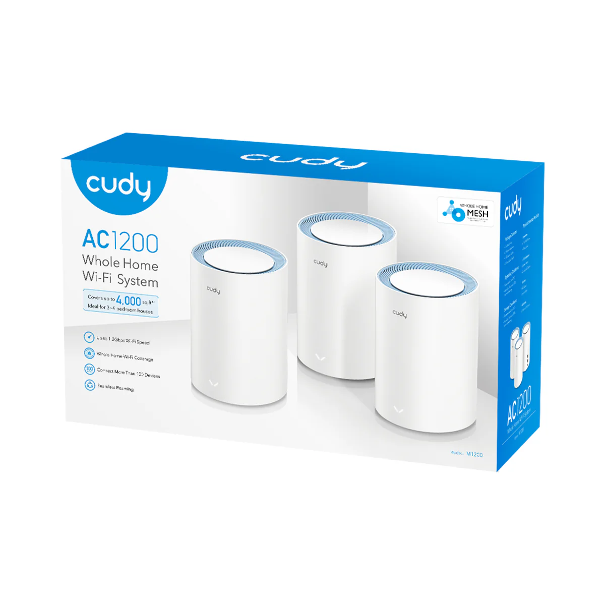 Cudy M1200 3-Pack AC1200 Wi-Fi Mesh Kit thumbnail 9