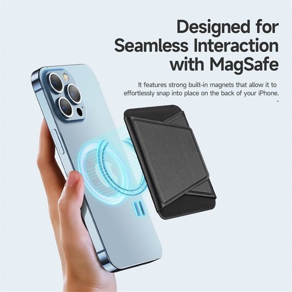 DUXDUCIS MAGNETIC PU LEATHER WALLET STAND thumbnail 3