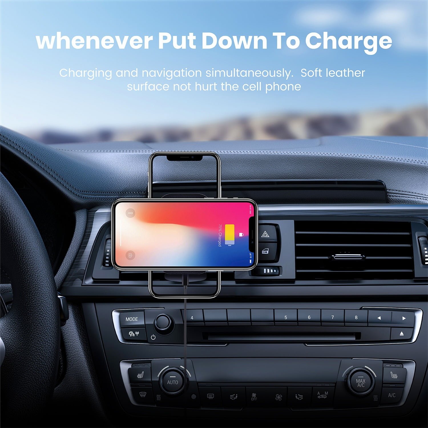 BLUPEBBLE NAVIMAG 3-IN-1 COMBO WIRELESS CHARGER BLACK BP-NAVIMAGCMBO-BK thumbnail 13