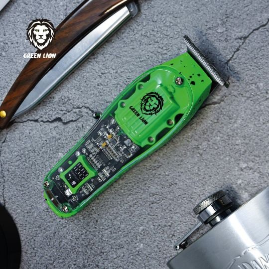 GREEN LION TRANSPARENT PRO HAIR TRIMMER 6000RPM 1400MAH GREEN GNTPROTMRGN thumbnail 6