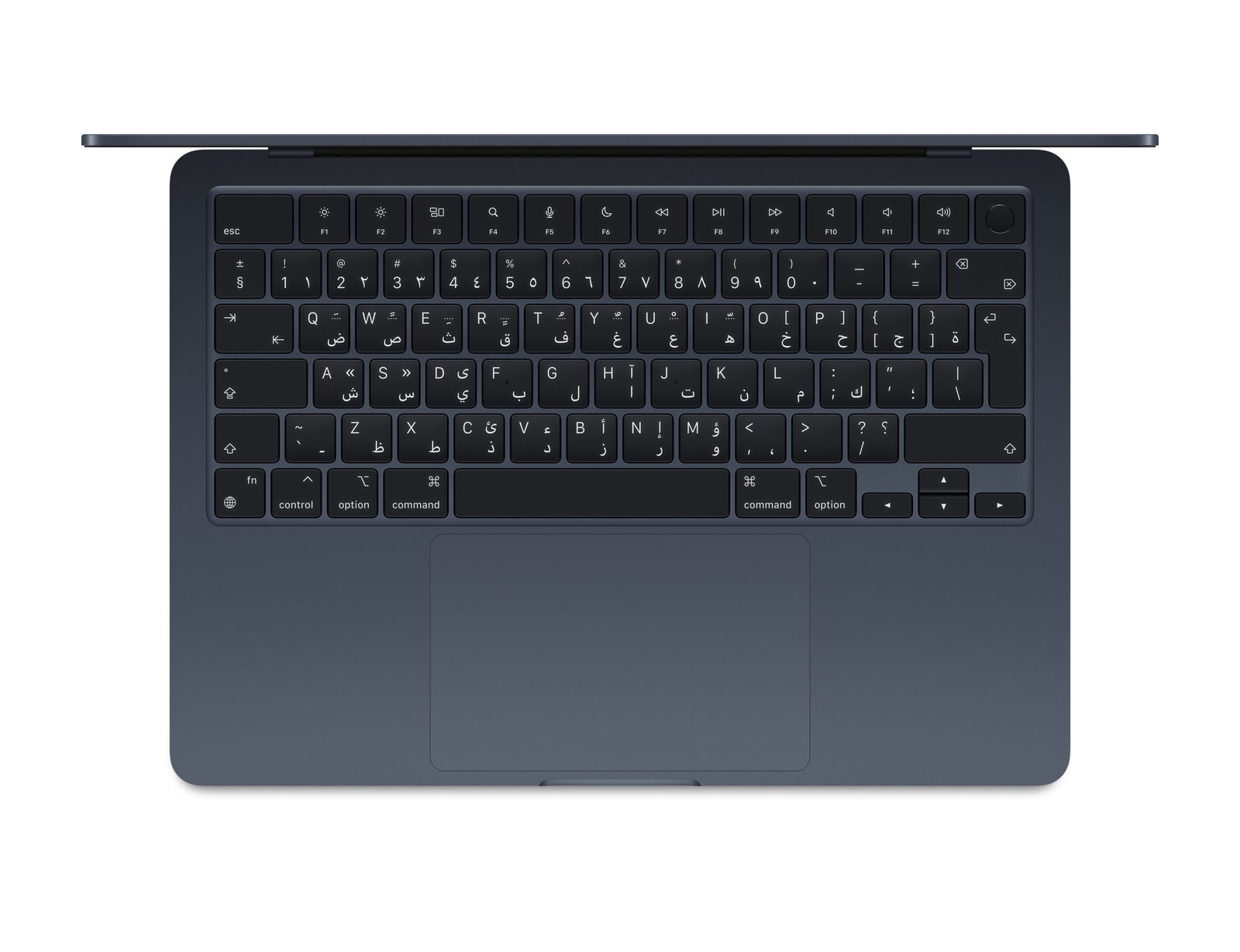 APPLE MAC BOOK AIR 13 INCH M3 CHIP 8 CORE CPU AND 8-CORE GPU, 8GB, 256GB SSD ARABIC MIDNIGHT MRXV3 thumbnail 7