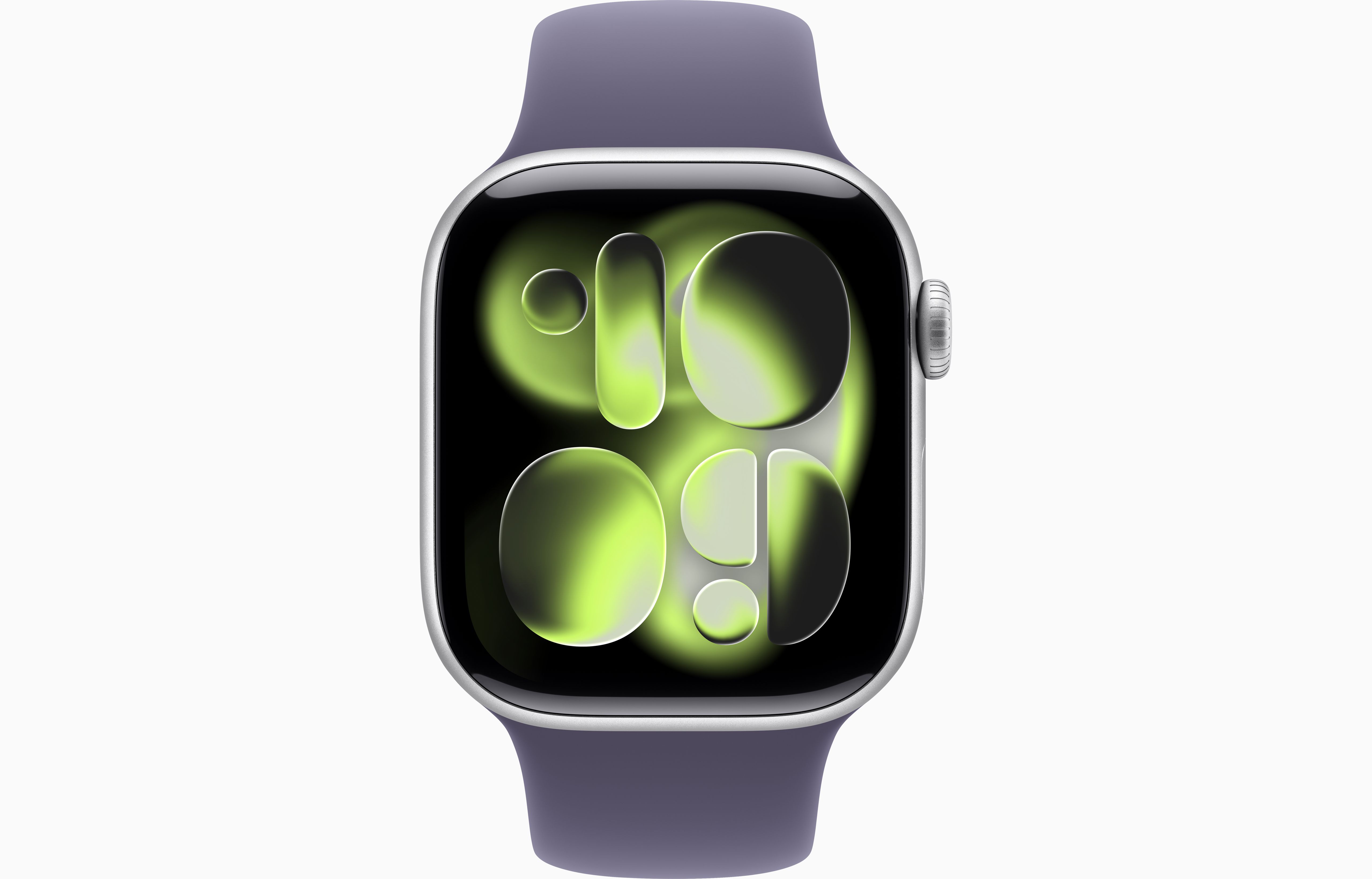 APPLE WATCH SERIES 11 42MM GPS+CELLULAR SILVER ALUMINIUM PURPLE FOG SPORT BAND M-L MF8J4 thumbnail 4