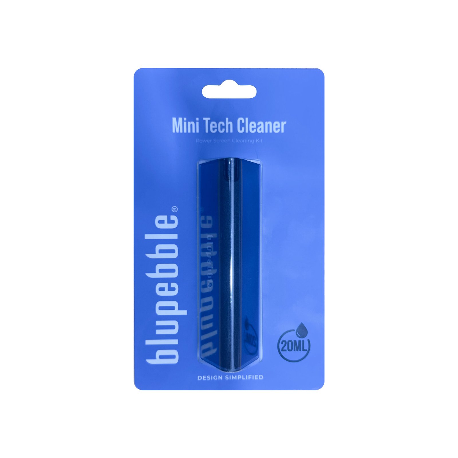 BluPebble Mini Tech Cleaner with Cleaning Kit 20ml in Gray - MINISPRAY20ML-GY thumbnail 6