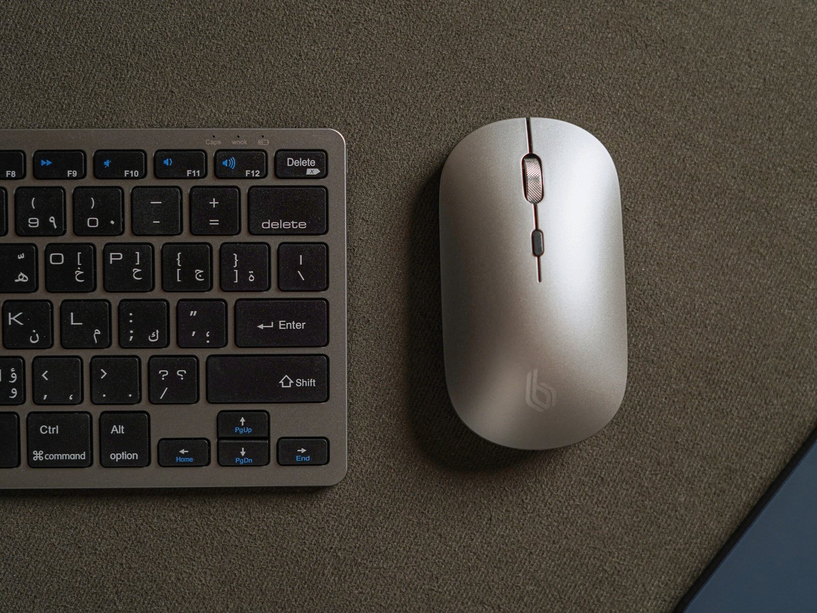 Bluepebble Magic Pebble Combo - Wireless Keyboard + Mouse - Grey BP-MPCKM-GY thumbnail 3