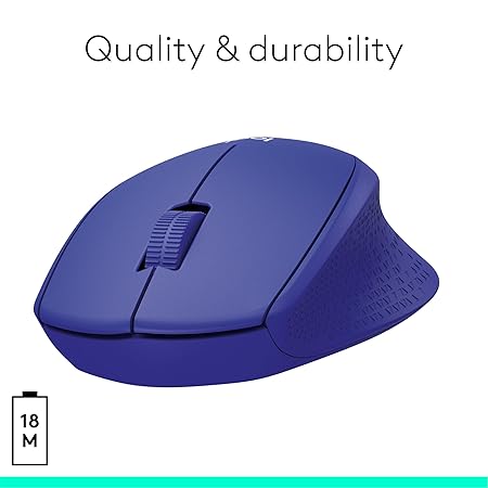 LOGITECH WIRELESS MOUSE M275 BLUE 910-004427 thumbnail 4