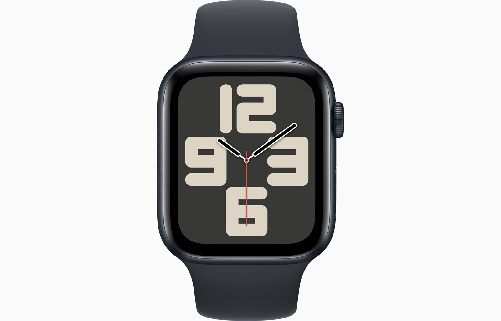 APPLE WATCH SE (2ND GENERATION) GPS 44MM MIDNIGHT ALUMINUM CASE WITH MIDNIGHT SPORT BAND S/M MRE73 thumbnail 4