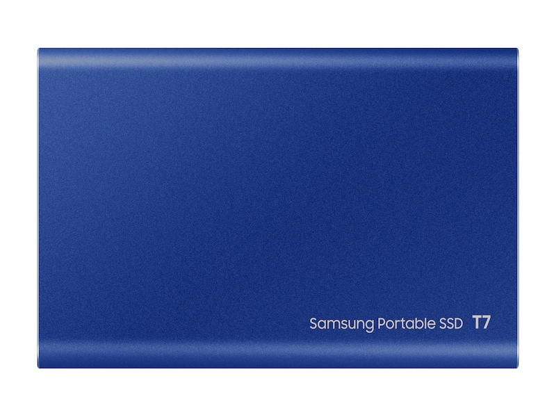 SAMSUNG PORTABLE T7 2TB EXTERNAL SSD HARD DRIVE USB 3.2 GEN 2 BLUE MU-PC2T0H thumbnail 2