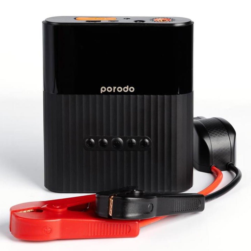 PORODO MULTIFUNCTION JUMPER STARTER AND AIR PUMP 8800MAH-BLACK thumbnail 7