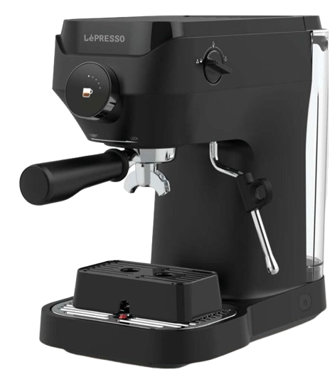 LEPRESSO LUCENERO 19 BAR COFFEE MACHINE WITH LCD SCREEN BLACK LPCFFLN0081BK