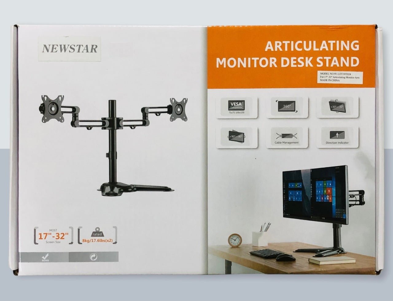 NEWSTAR ARTICULATING MONITOR DESK STAND LDT30T024 thumbnail 3