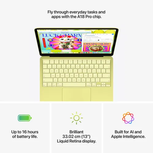 APPLE MACBOOK NEO 13-INCH A18 PRO CHIP 6 CORE CPU 5 CORE GPU 8GB 512GB TOUCH ID ARABIC-ENGLISH BLUSH MHFJ4 thumbnail 9