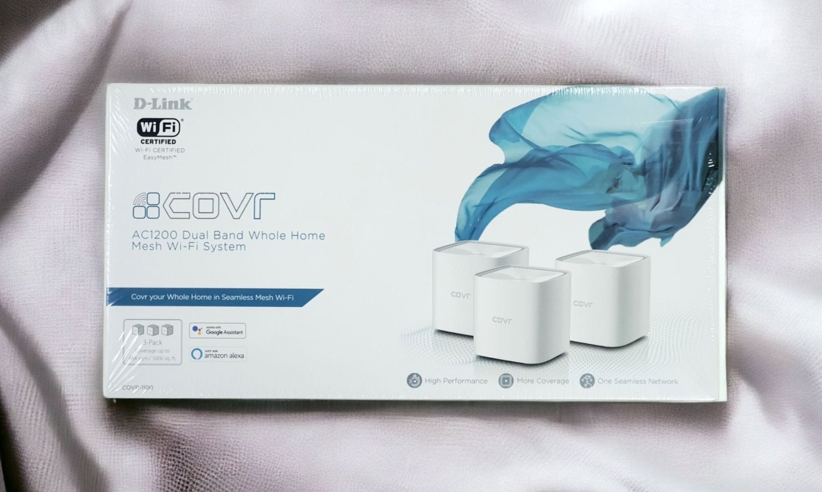 D-LINK AC1200 DUAL BAND WHOLE MESH WIFI COVR-1100 thumbnail 3