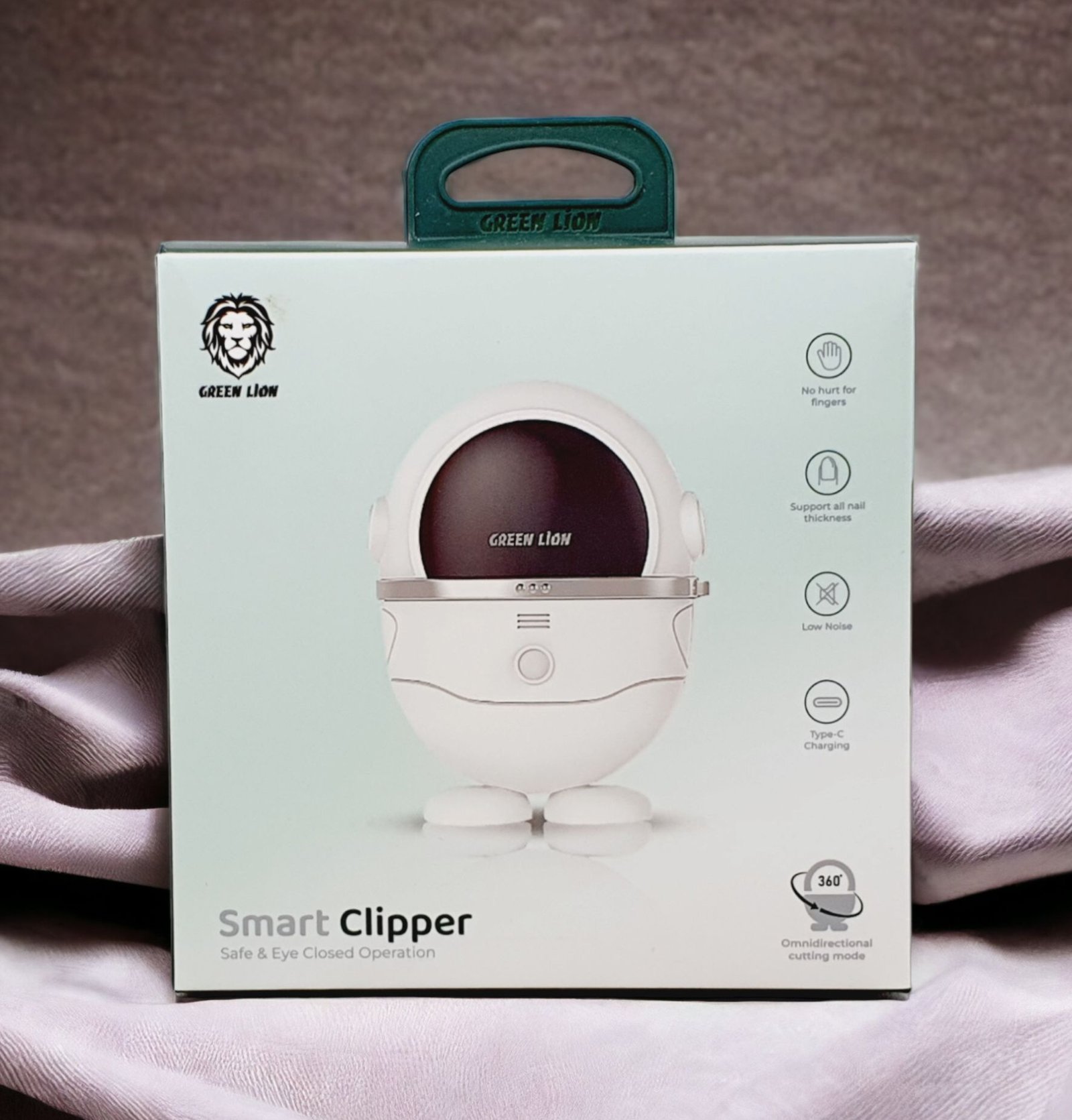 Green Lion Smart Electric Nail Clipper White GNSMTNCLPRWH thumbnail 4