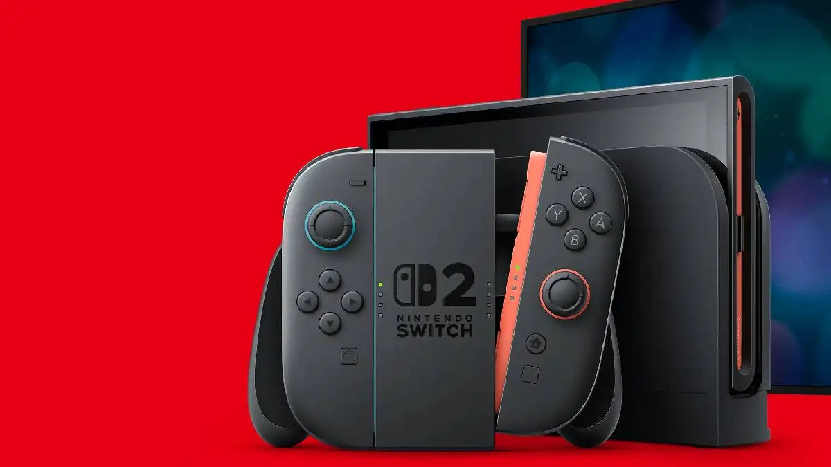 NINTENDO SWITCH 2 GAMING CONSOLE BLACK RED thumbnail 4